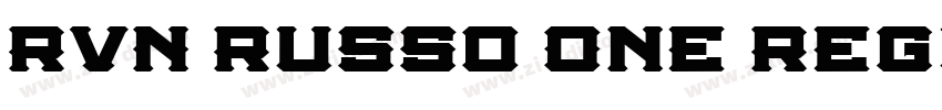 RVN Russo One Regula字体转换 RVN Russo One Regula字体转换